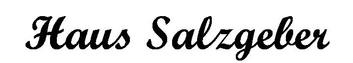 Banner Haus Salzgeber